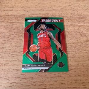 2023-24 Prizm Basketball Emergent #27 Cam Whitmore RC Green Prizm Houston